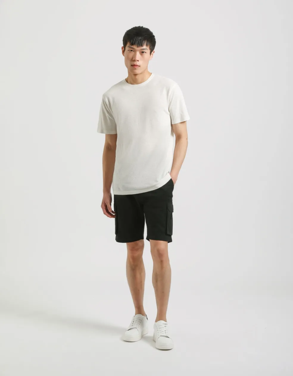 Bermuda cargo 100% cotone