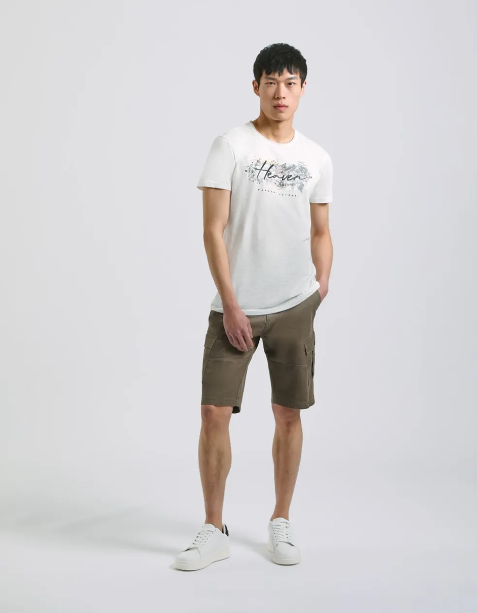 Bermuda cargo 100% cotone