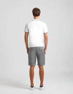 Bermuda in cotone con microfantasia