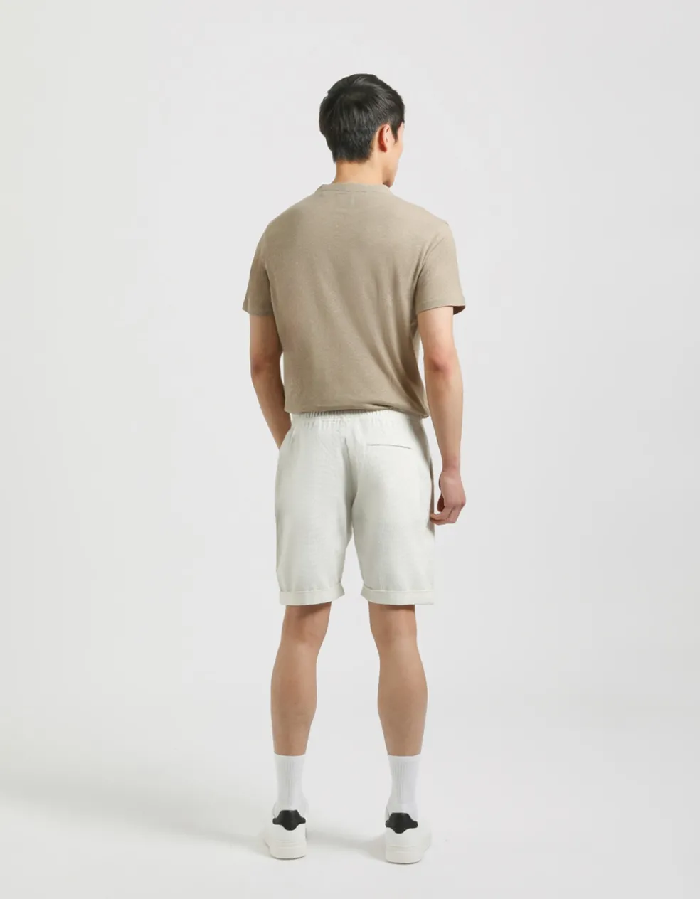 Bermuda in felpa misto cotone