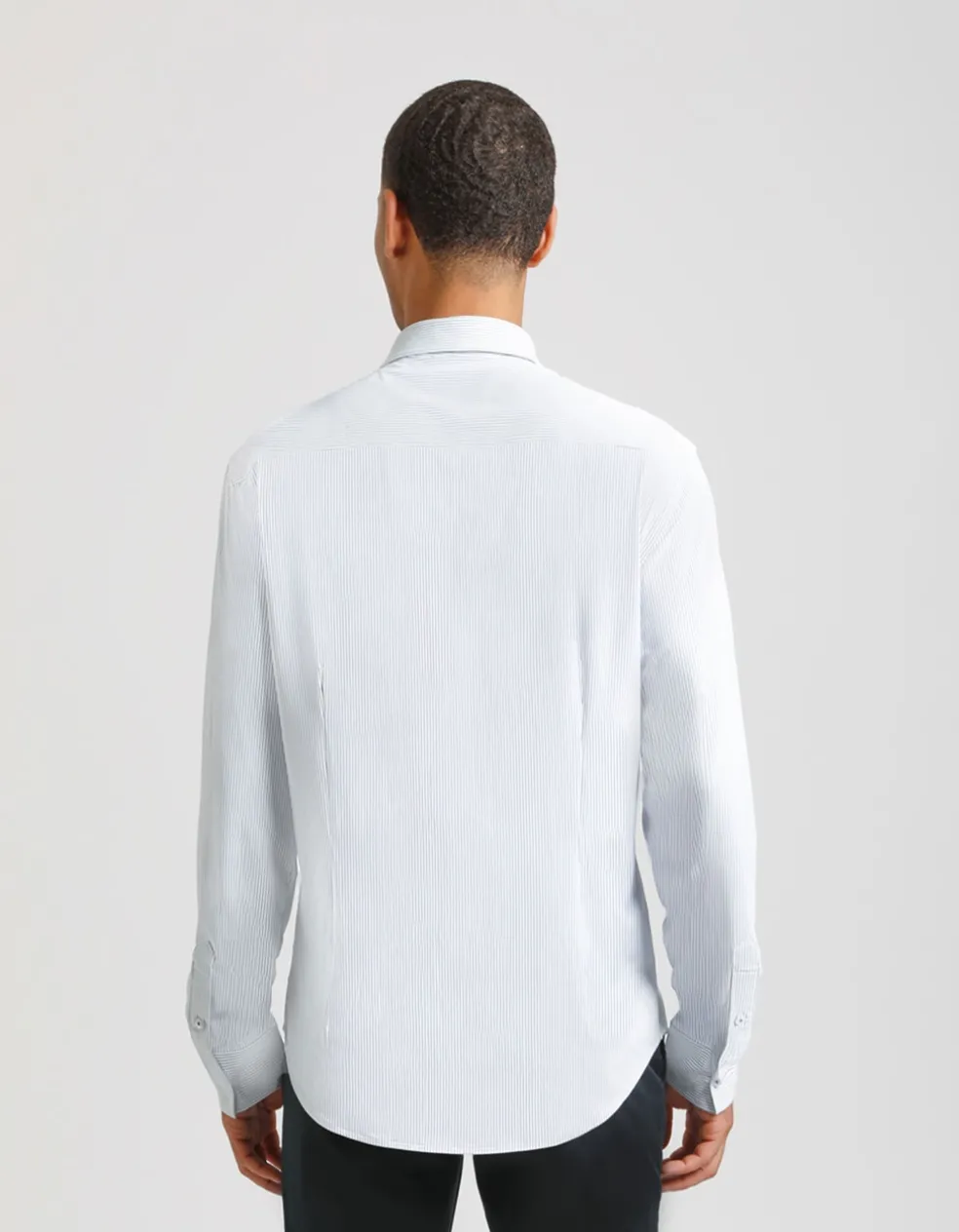 Camicia manica lunga a righe