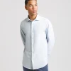 Camicia manica lunga con microfantasia