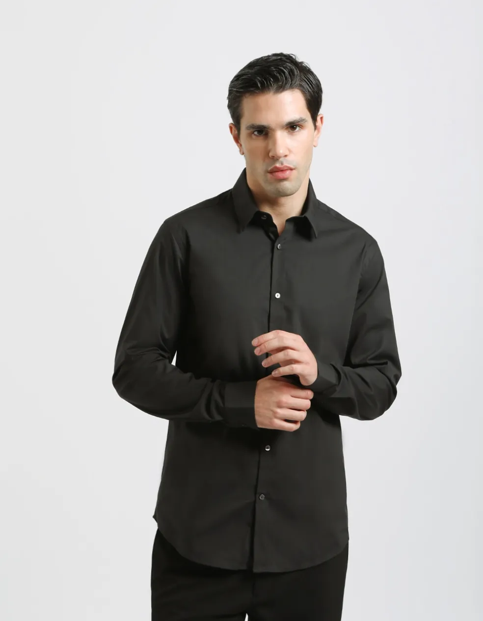 Camicia manica lunga in cotone