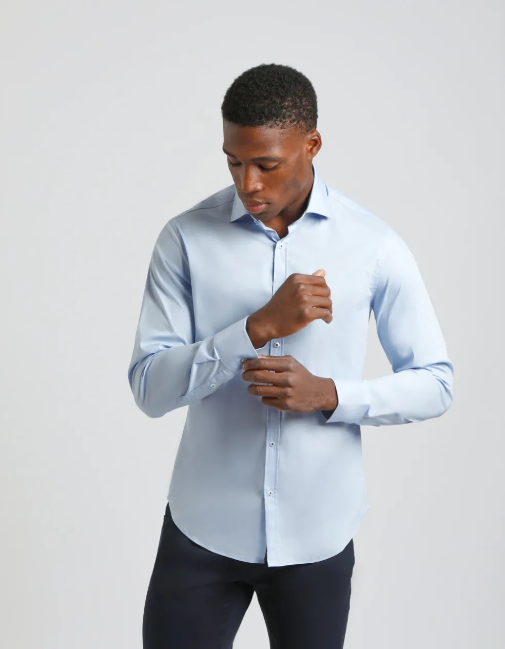 Camicia manica lunga in cotone