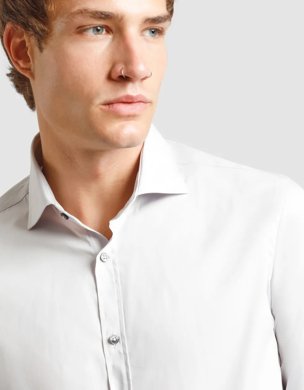 Camicia manica lunga in cotone