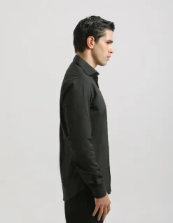 Camicia manica lunga in cotone