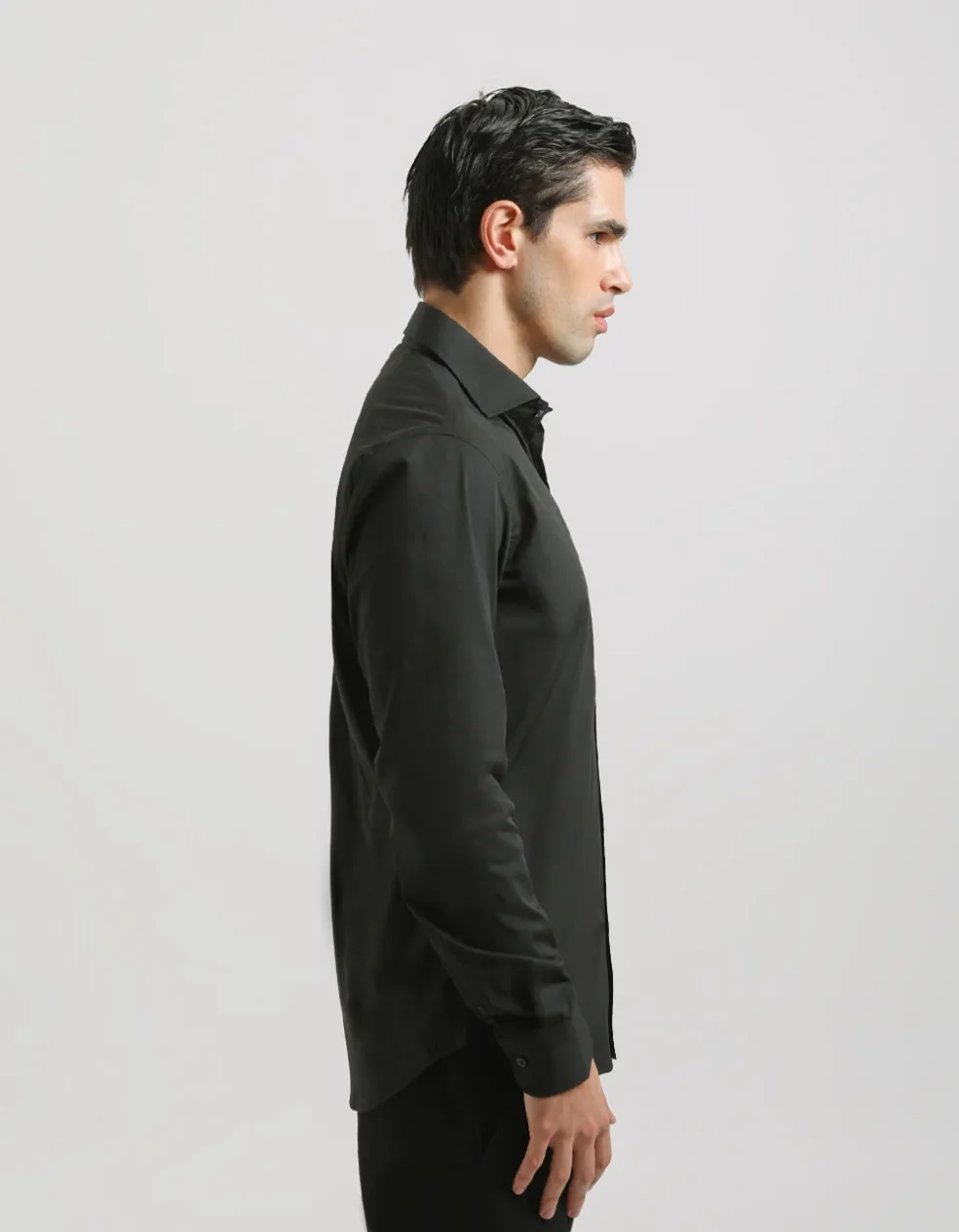 Camicia manica lunga in cotone