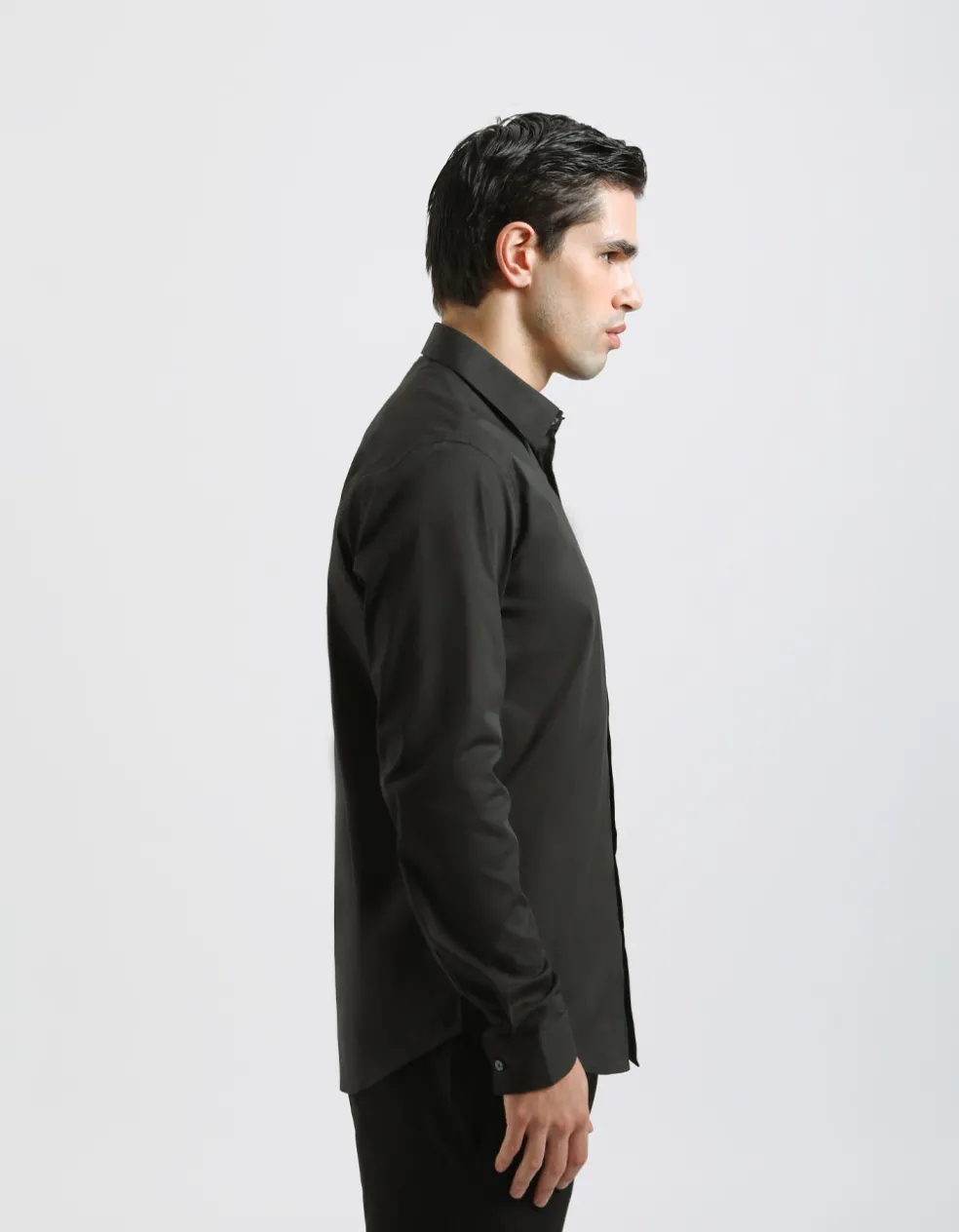 Camicia manica lunga in cotone