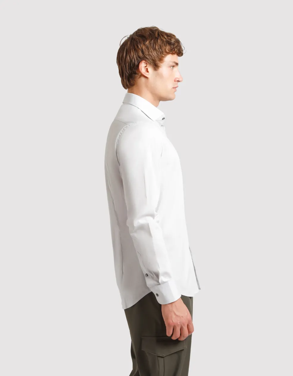 Camicia manica lunga in cotone