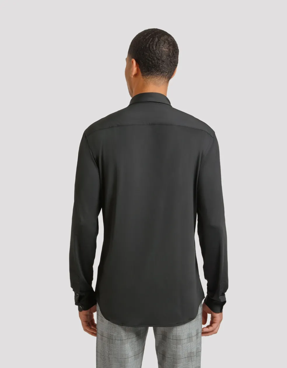 Camicia manica lunga tinta unita