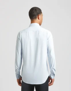 Camicia manica lunga tinta unita