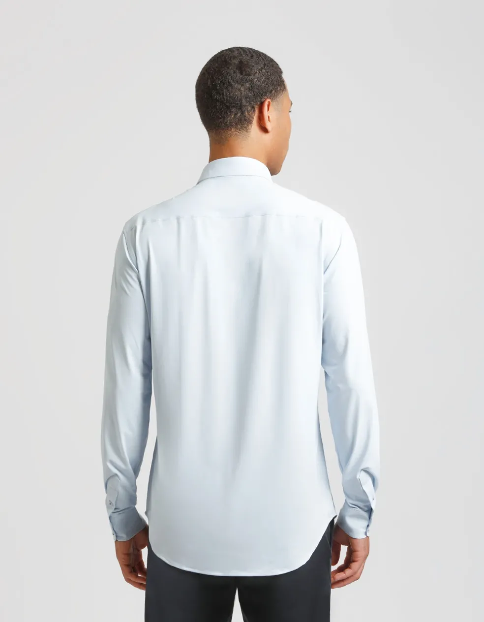 Camicia manica lunga tinta unita