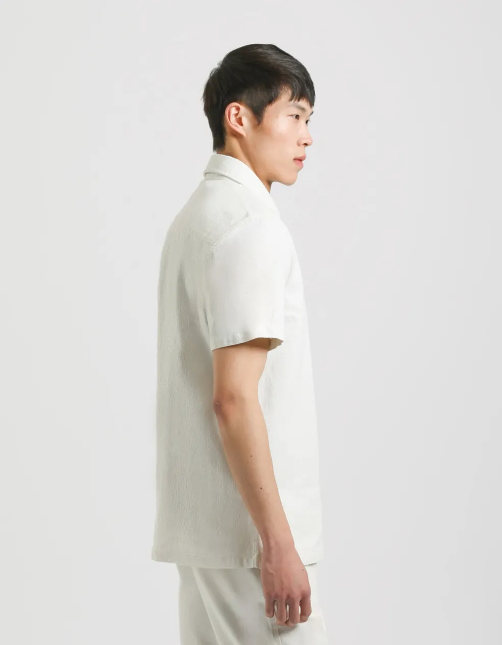Camicia mezza manica misto cotone
