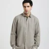 Camicia misto lino