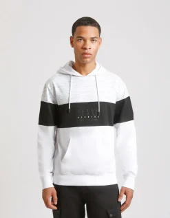 Felpa con cappuccio colorblock