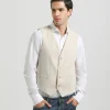 Gilet strutturato misto cotone