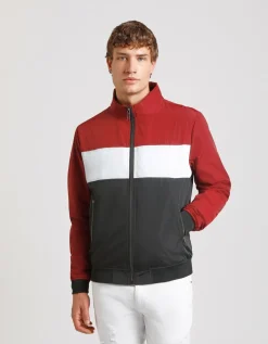 Giubbotto bomber colorblock