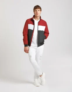 Giubbotto bomber colorblock