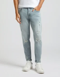 Jeans skinny fit con strappi