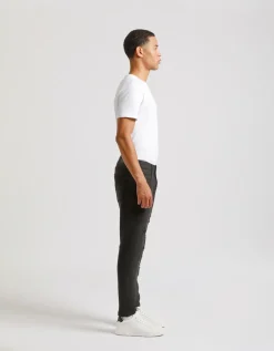 Jeans skinny fit nero con strappi