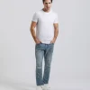 Jeans slim fit con strappi