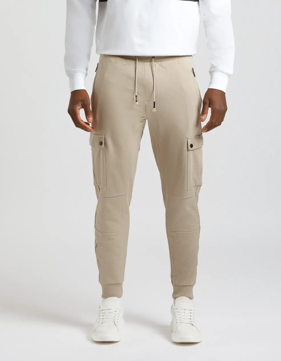 Jogger in felpa con tasconi