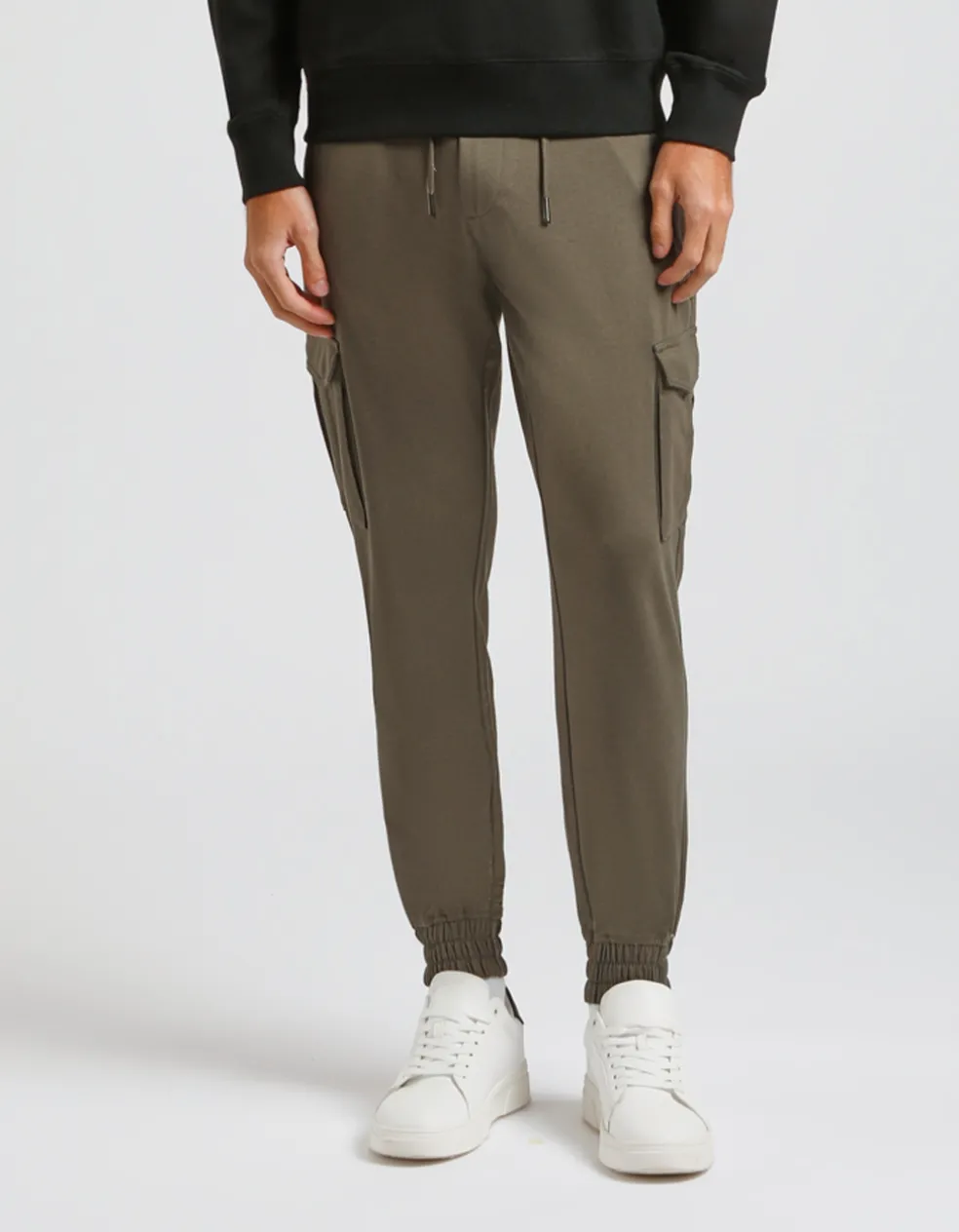 Jogger in felpa con tasconi