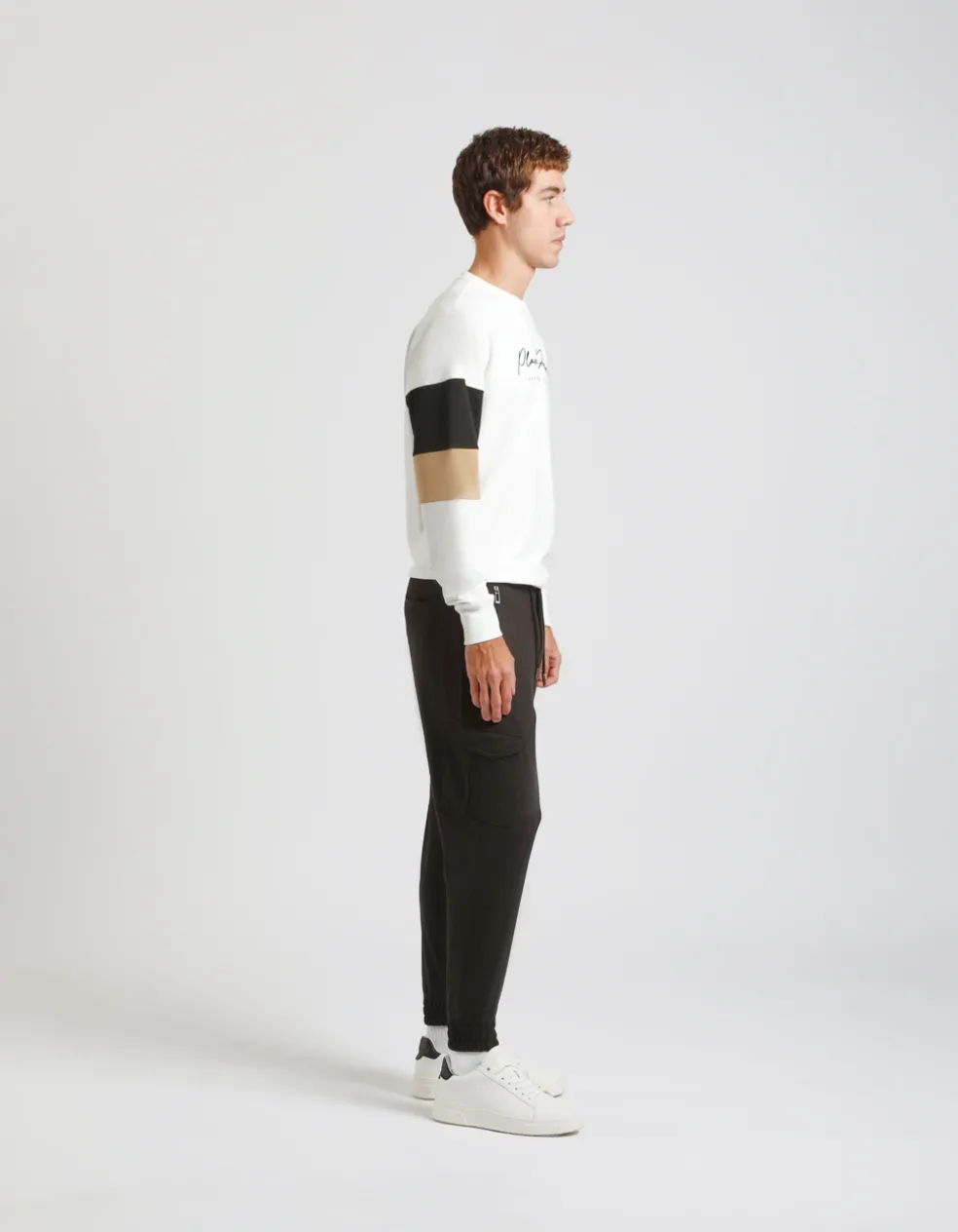Jogger in felpa con tasconi