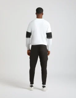 Jogger in felpa con tasconi