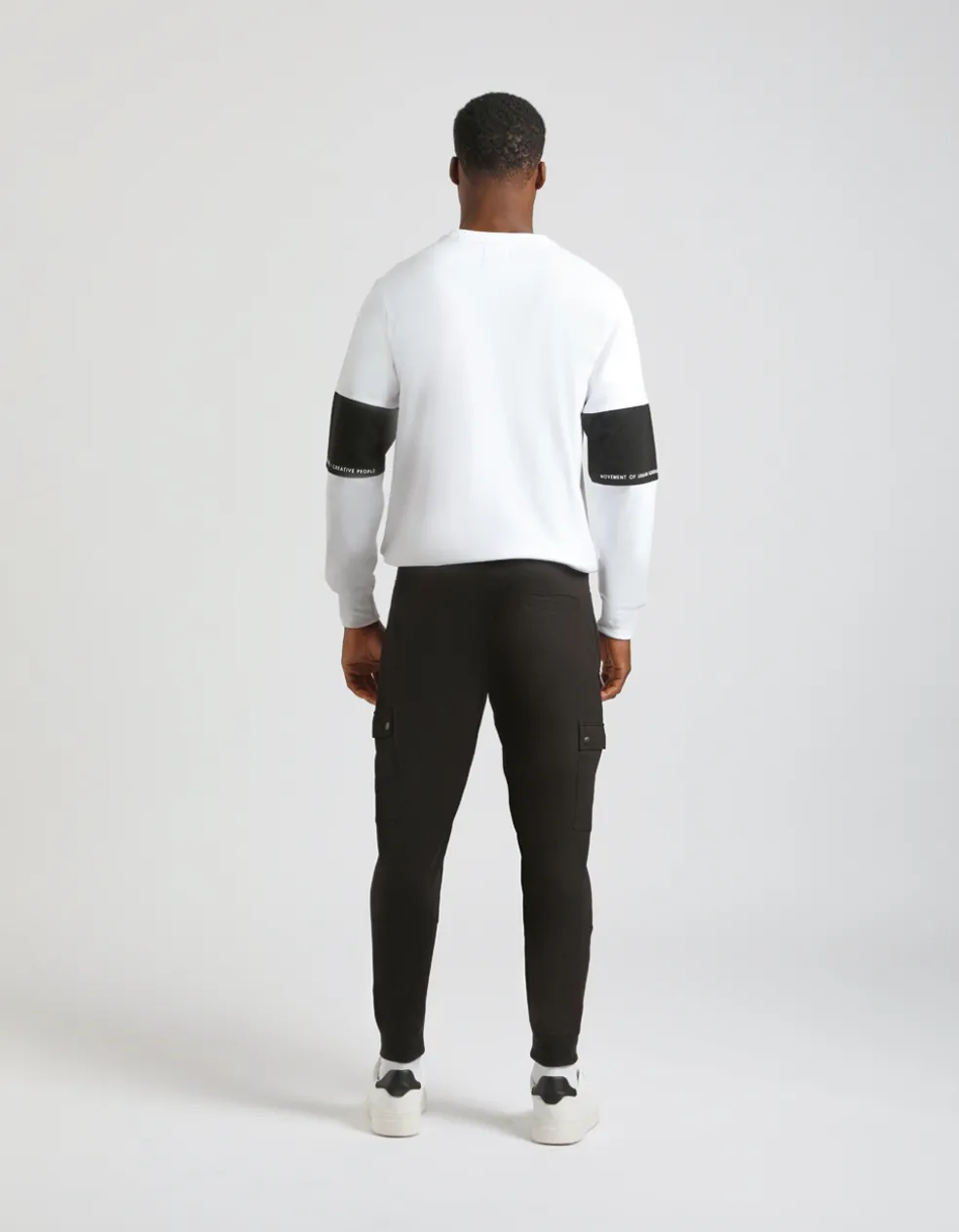 Jogger in felpa con tasconi