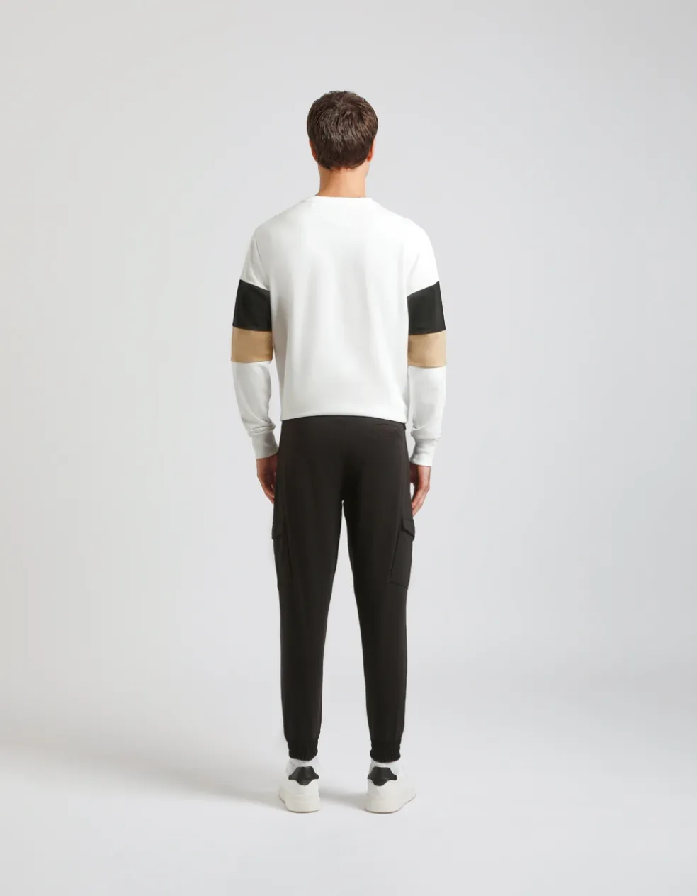 Jogger in felpa con tasconi