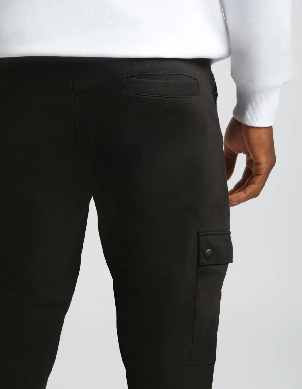 Jogger in felpa con tasconi