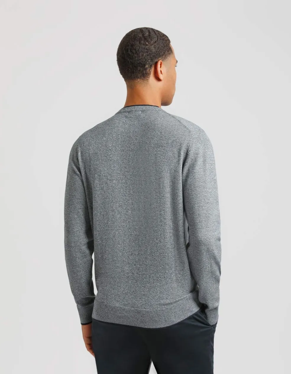 Maglia girocollo doppio collo