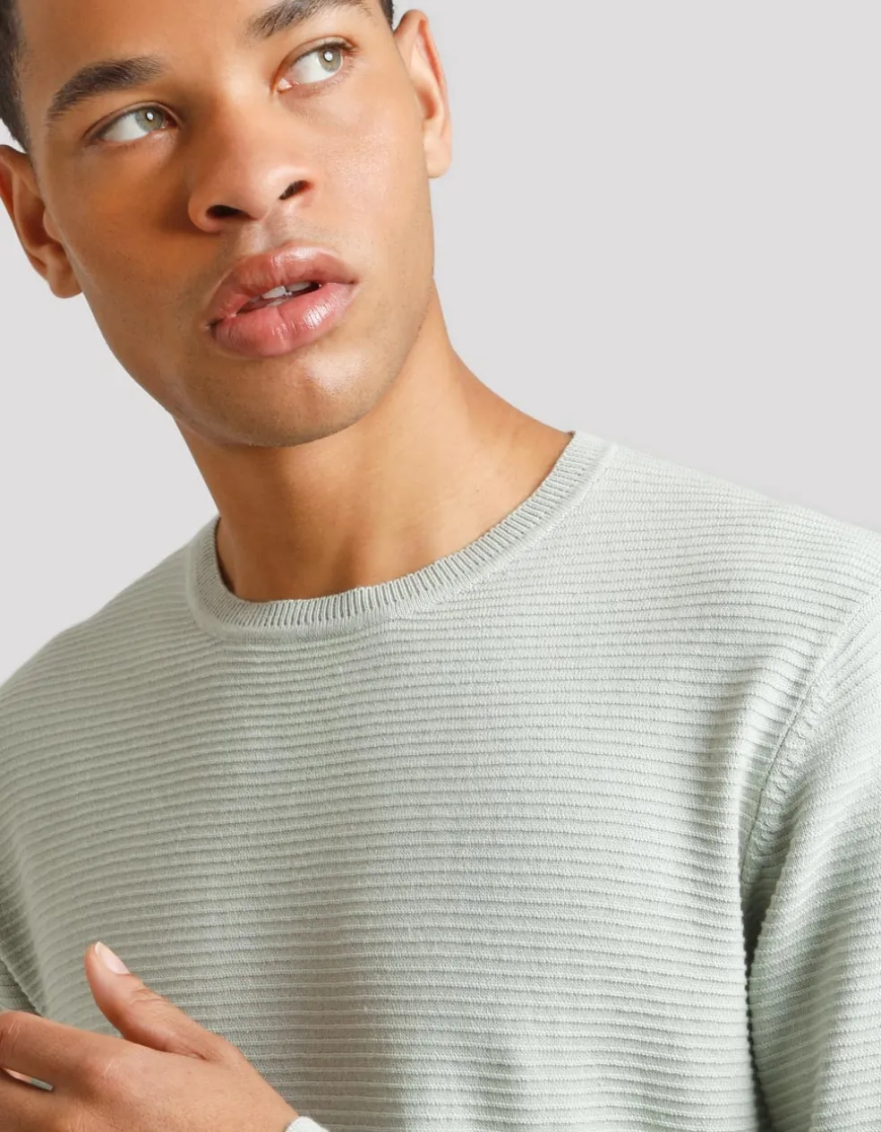 Maglia girocollo in cotone