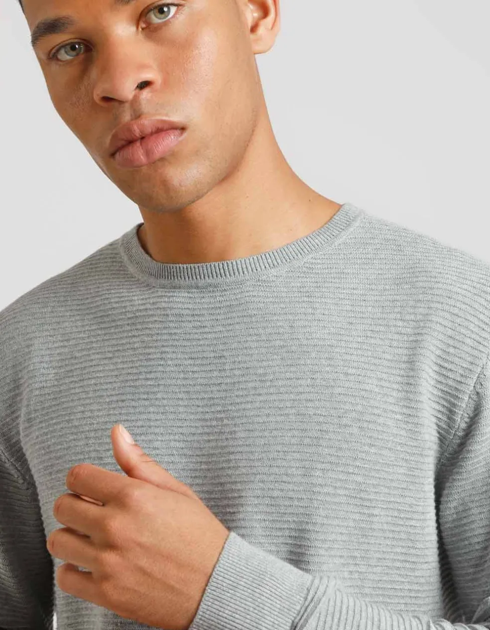 Maglia girocollo in cotone