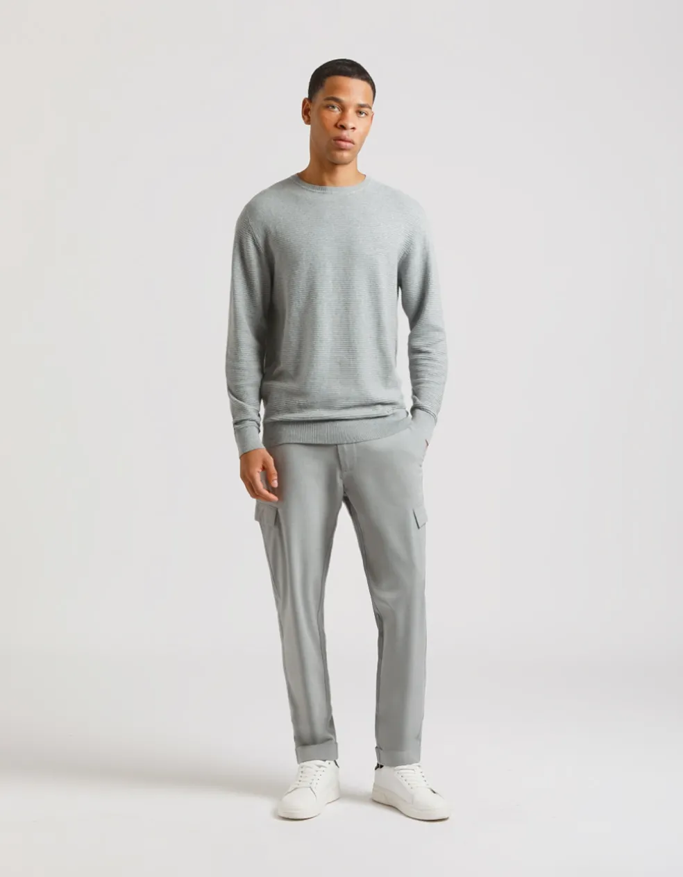 Maglia girocollo in cotone