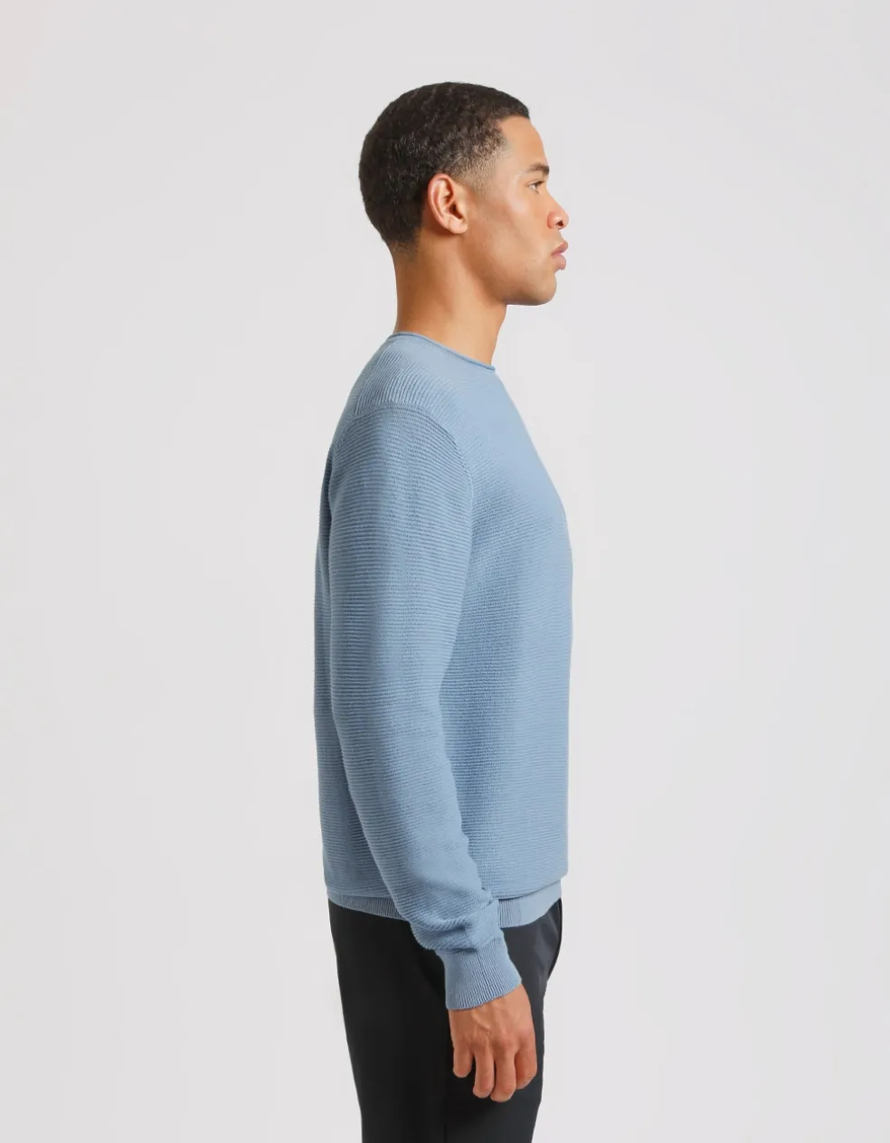 Maglia girocollo strutturato
