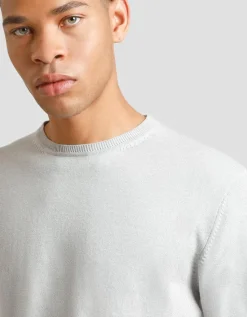 Maglia girocollo tinta unita