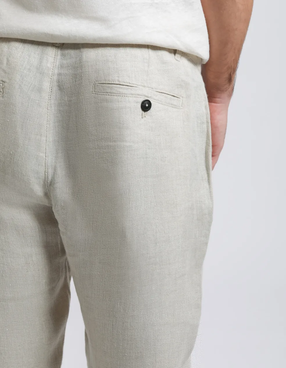 Pantaloni 100% lino