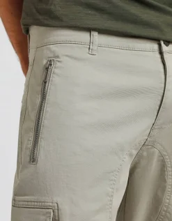 Pantaloni cargo con elastici alle caviglie
