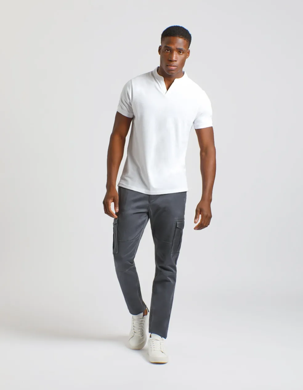 Pantaloni cargo in cotone