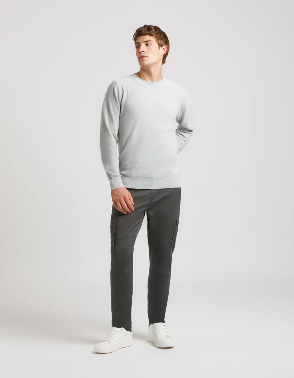Pantaloni cargo in cotone