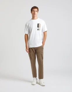 Pantaloni cargo in cotone