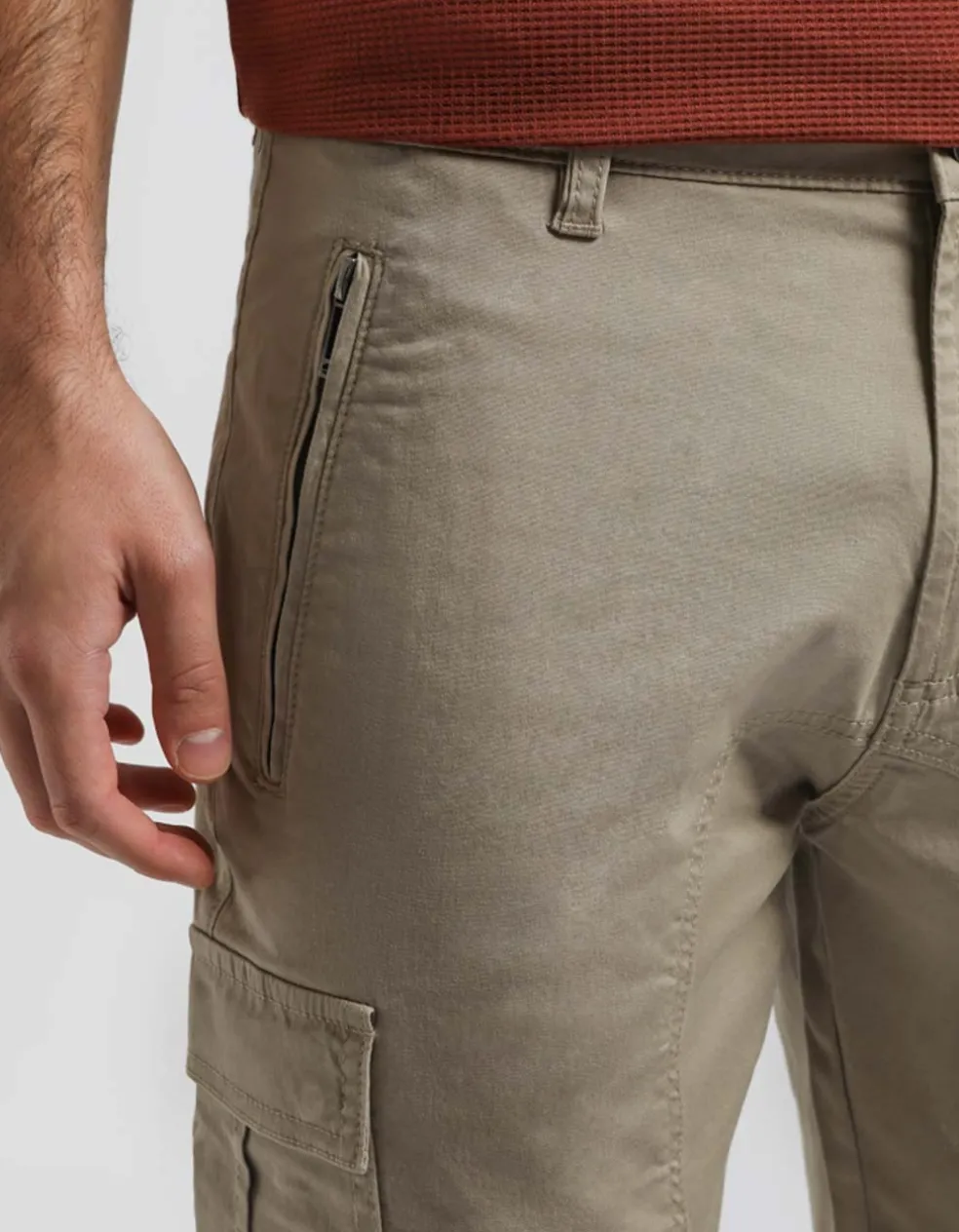 Pantaloni cargo in cotone
