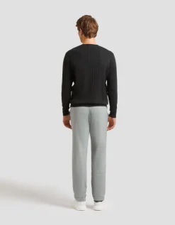 Pantaloni chino con fantasia a quadri
