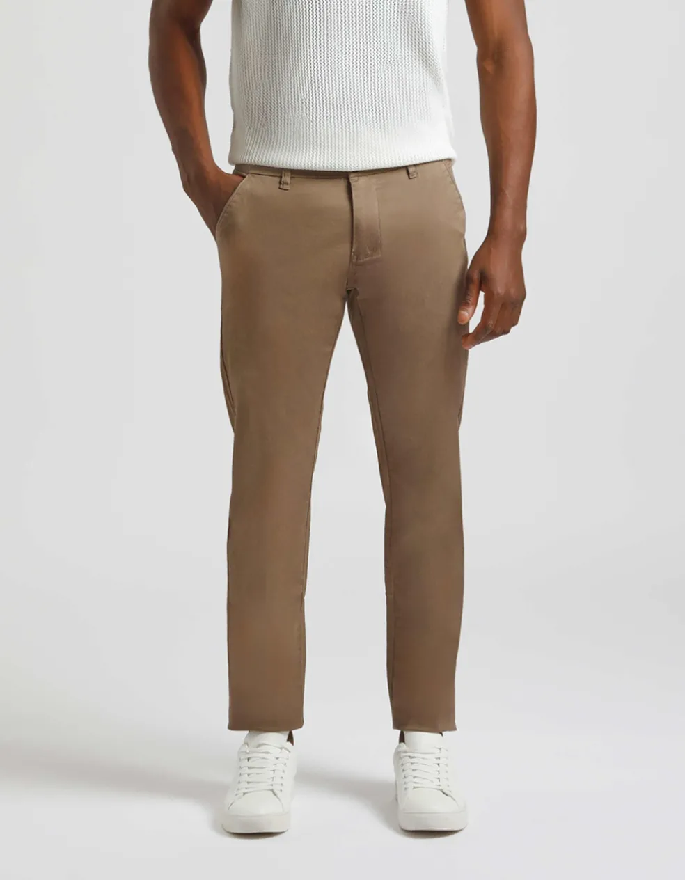 Pantaloni chino in cotone