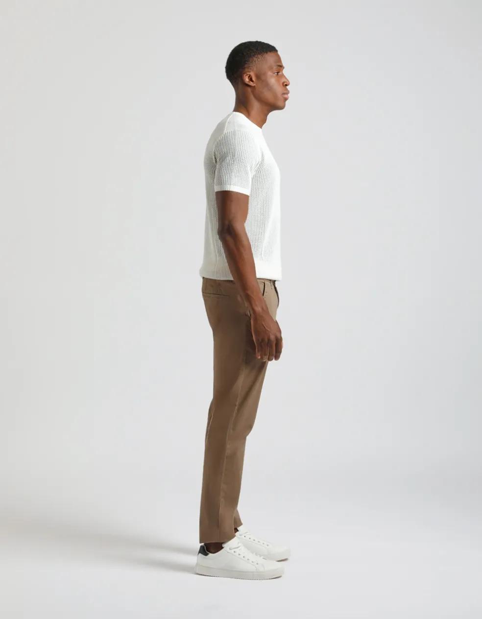 Pantaloni chino in cotone