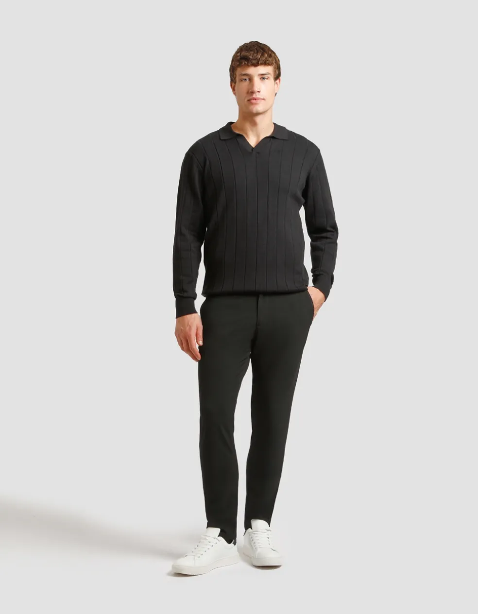 Pantaloni chino misto viscosa