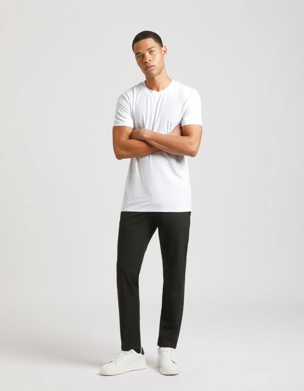 Pantaloni chino misto viscosa