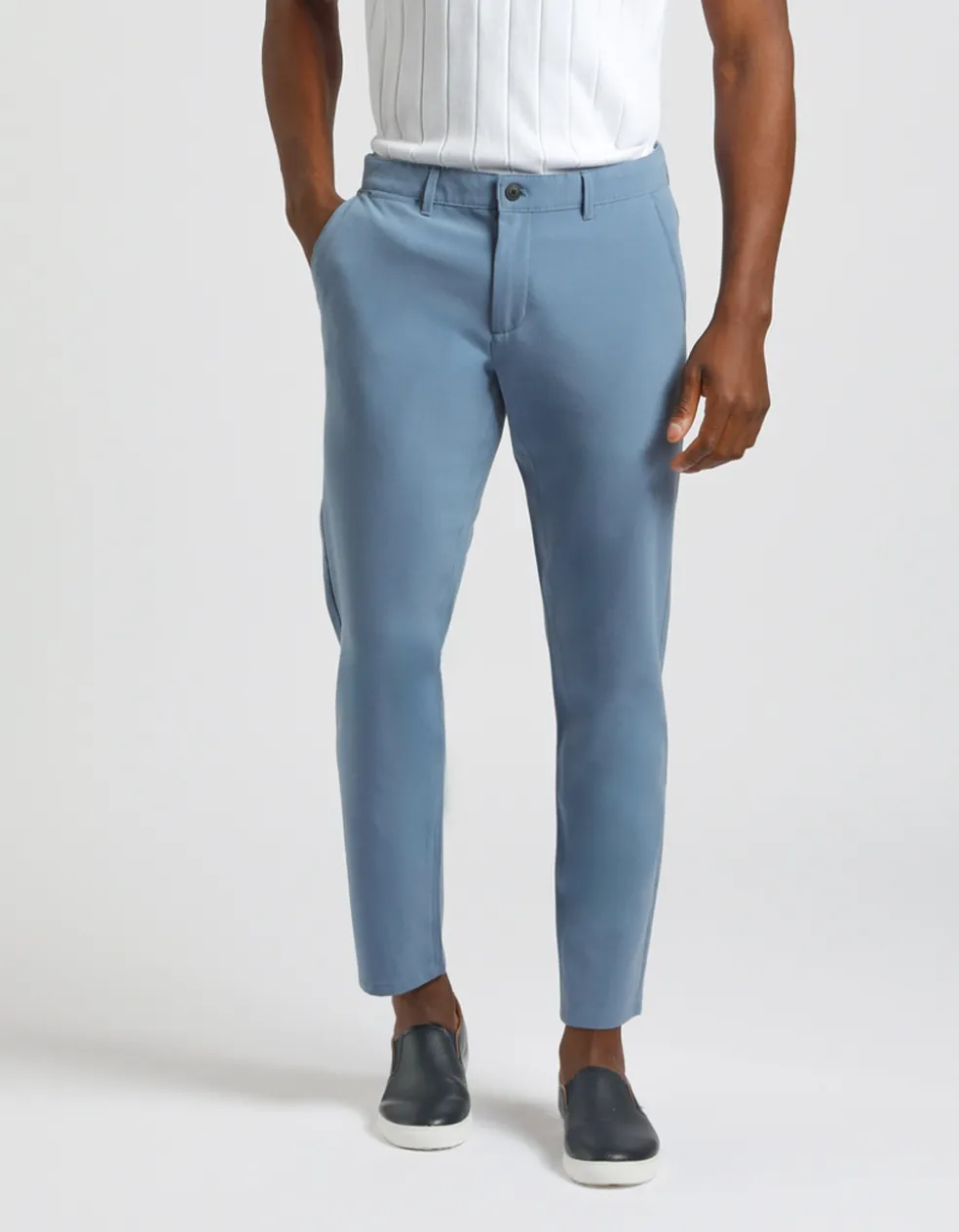 Pantaloni chino misto viscosa